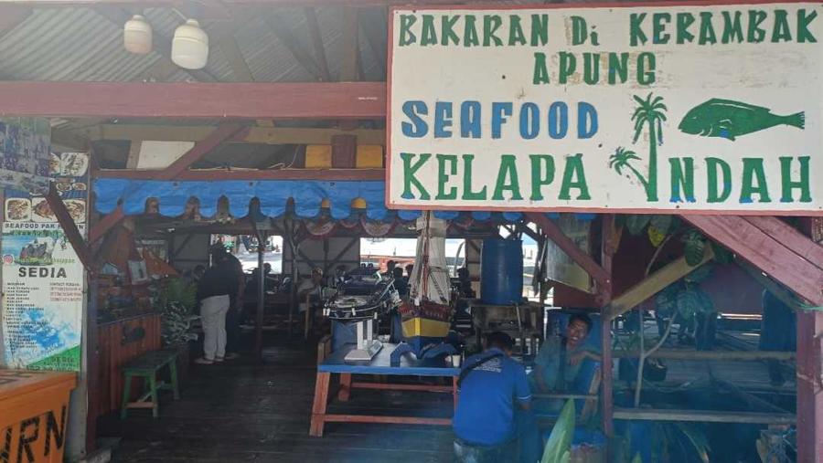 Keramba apung seafood